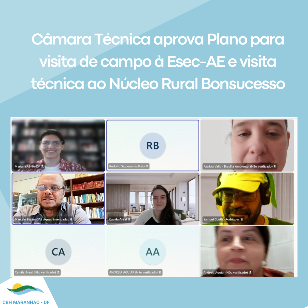 Câmara Técnica aprova plano para visita à Esec-AE e visita técnica ao Núcleo Rural Bonsucesso