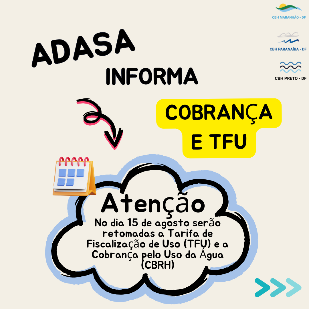 Adasa retoma cobrança e TFU