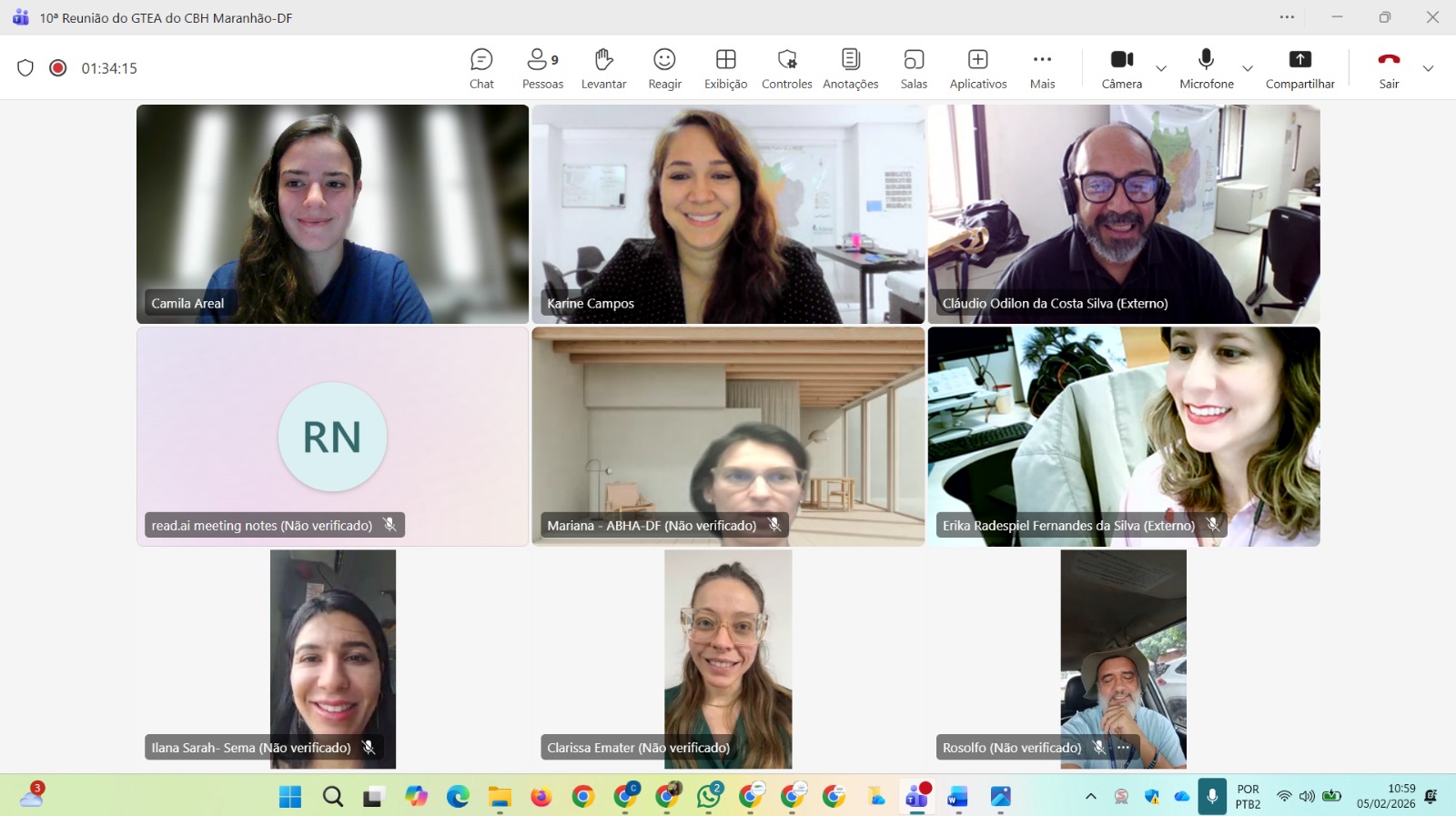 10ª reunião do GTEA aprova plano de trabalho para 2026