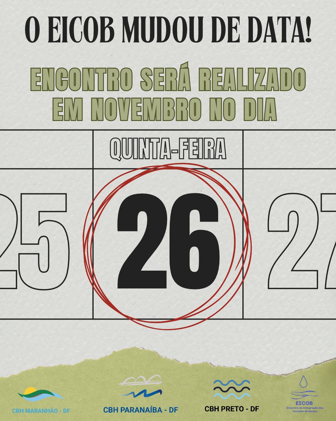 Eicob 2026 será realizado em nova data